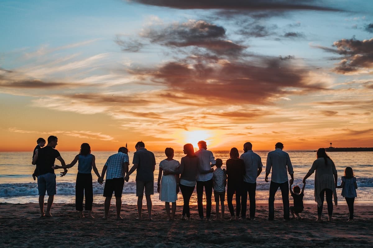 Family portrait in warm light — used for Life Insurance (hero).